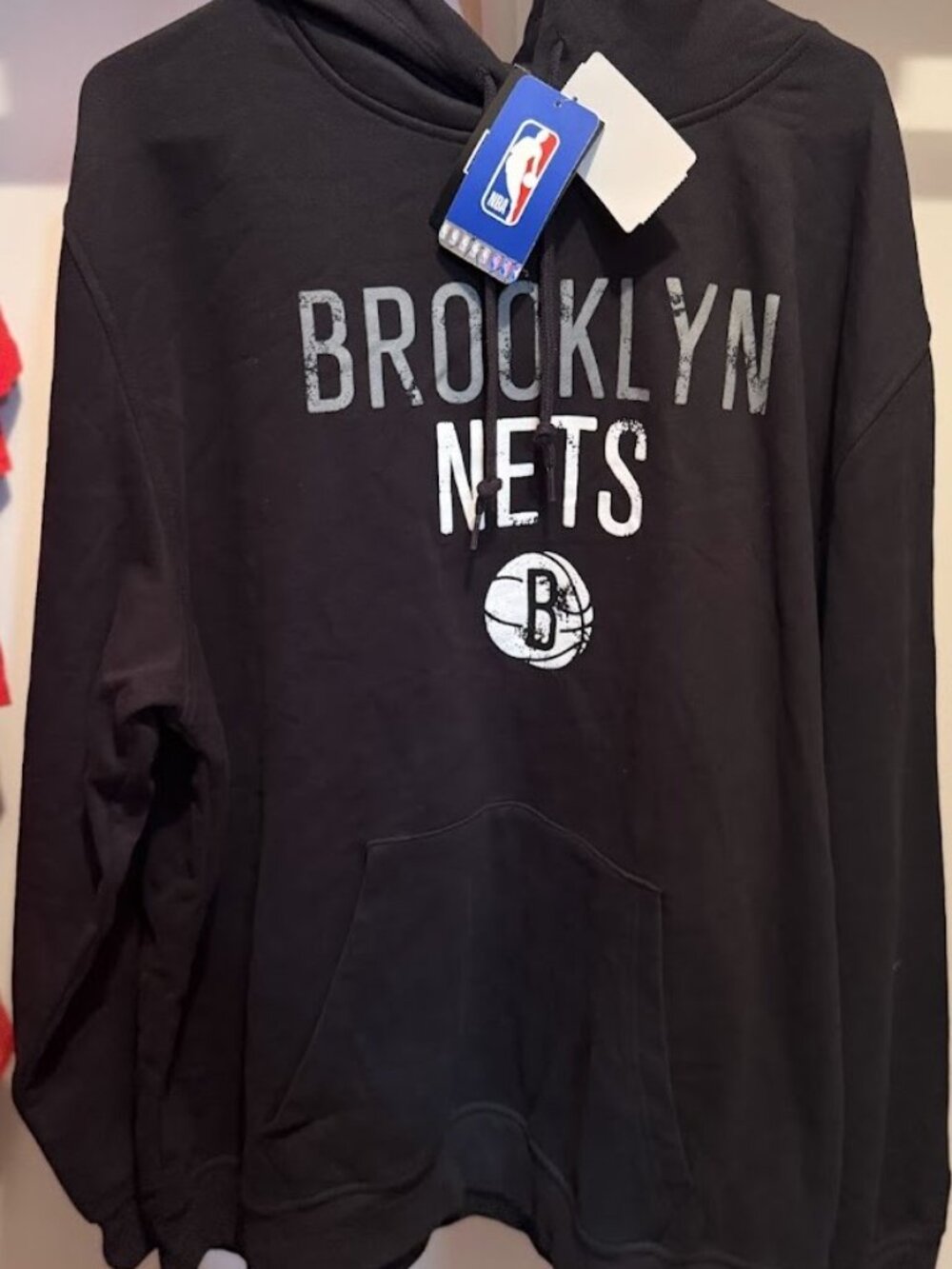 New Era Brooklyn Nets Hoodie, men’s 2XL, NWT